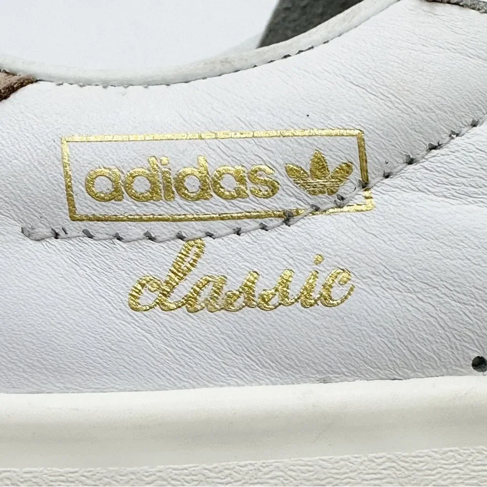 Adidas Women's Everyn White‎ Leather Perforated Platform Sneakers White 6M